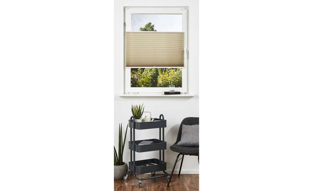 SCHÖNER WOHNEN Klemmfix-Plissee  Wing ¦ beige ¦ 100% Polyester ¦ Maße (cm): B: 80 Gardinen & Vorhänge > Rollos & Sonnenschutz > Plissees - Höffner