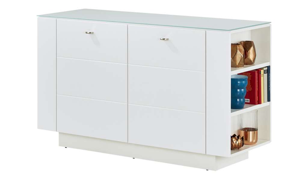 Raumteiler  Cortina ¦ weiß ¦ Maße (cm): B: 137 H: 82 T: 50 Regale > Raumteiler - Höffner