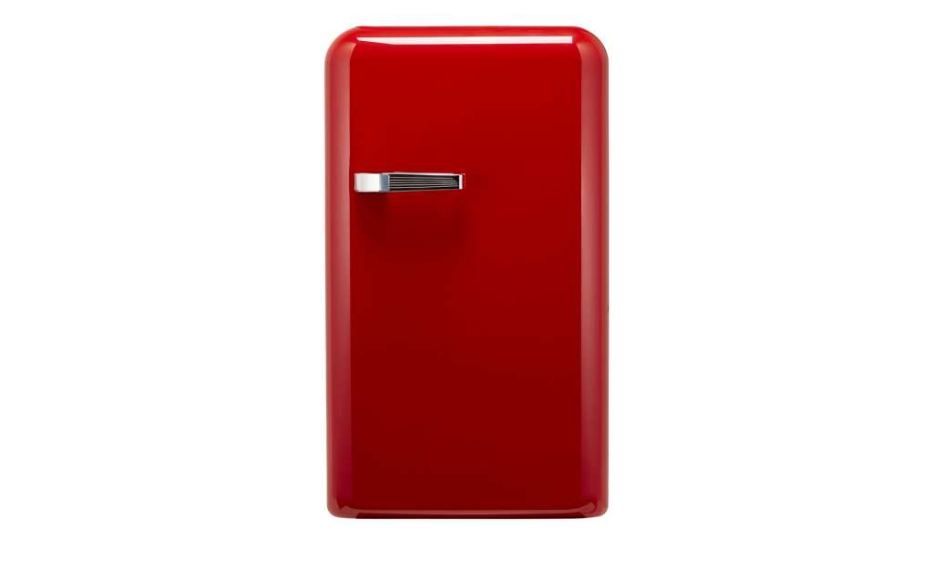 KHG Kühlschrank  KSR-550MG (R) ¦ rot ¦ Metall-lackiert, Kunststoff ¦ Maße (cm): B: 54,5 H: 96 T: 62 Elektrogeräte > Kühlschränke - Höffner