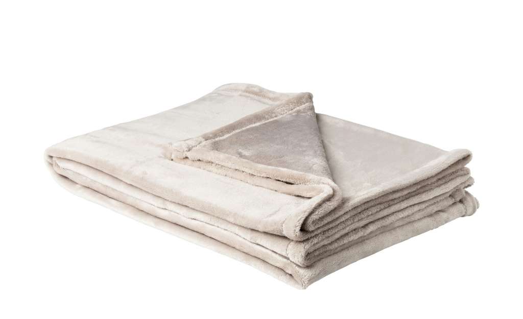 LAVIDA Soft Flauschdecke  Mirabelle ¦ grau ¦ 100% Polyester ¦ Maße (cm): B: 150 Heimtextilien > Kuscheldecken - Höffner