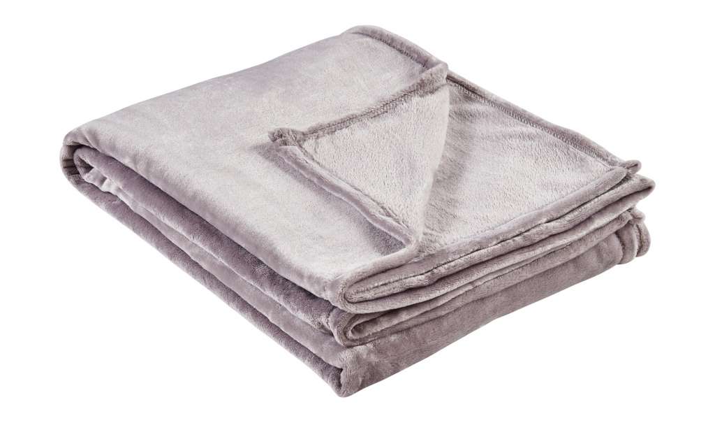 LAVIDA Soft-Flauschdecke  Mirabelle ¦ grau ¦ 100% Polyester ¦ Maße (cm): B: 150 Heimtextilien > Kuscheldecken - Höffner