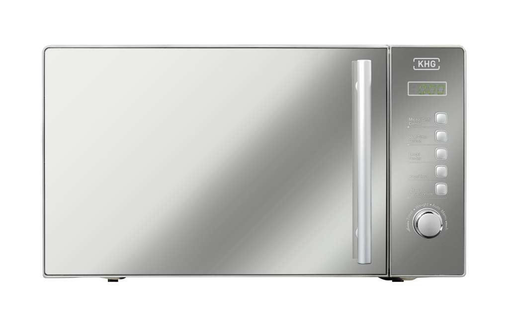 KHG Mikrowelle  MW-20GSD ¦ silber ¦ Kunststoff, Metall-lackiert ¦ Maße (cm): B: 43,3 H: 25,8 T: 34,5 Elektrokleingeräte > Mikrowellen - Höffner
