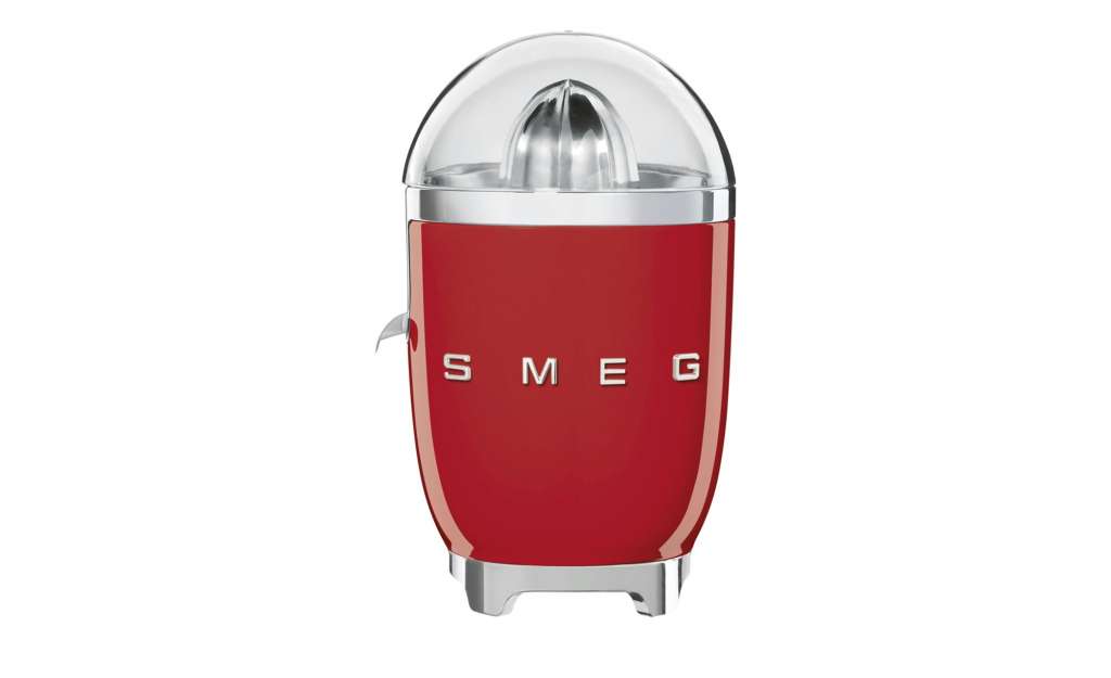 smeg Zitruspresse  CJF01RDEU ¦ rot ¦ Kunststoff, Metall-lackiert, Edelstahl ¦ Maße (cm): B: 16,6 H: 28,1 T: 16,6 Elektrokleingeräte > Mixen, Zerkleinern & Entsaften - Höffner