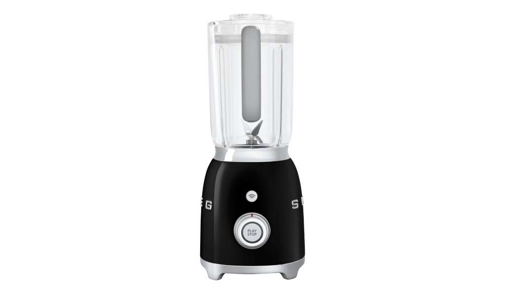 smeg Standmixer  BLF01BLEU ¦ schwarz ¦ Edelstahl, Kunststoff ¦ Maße (cm): B: 19,7 H: 39,7 T: 16,3 Elektrokleingeräte > Mixen, Zerkleinern & Entsaften - Höffner