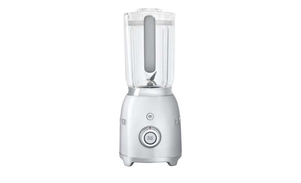 smeg Standmixer  BLF01SVEU ¦ silber ¦ Edelstahl, Kunststoff ¦ Maße (cm): B: 19,7 H: 39,7 T: 16,3 Elektrokleingeräte > Mixen, Zerkleinern & Entsaften - Höffner