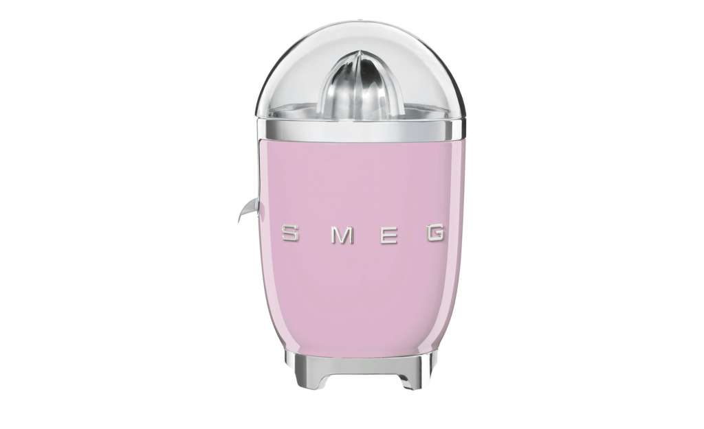 smeg Zitruspresse  CJF01PKEU ¦ rosa/pink ¦ Kunststoff, Metall-lackiert, Edelstahl ¦ Maße (cm): B: 16,6 H: 28,1 T: 16,6 Elektrokleingeräte > Mixen, Zerkleinern & Entsaften - Höffner