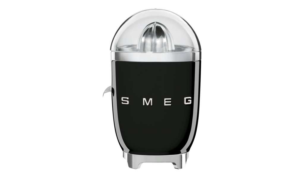 smeg Zitruspresse  CJF01BLEU ¦ schwarz ¦ Kunststoff, Metall-lackiert, Edelstahl ¦ Maße (cm): B: 16,6 H: 28,1 T: 16,6 Elektrokleingeräte > Mixen, Zerkleinern & Entsaften - Höffner