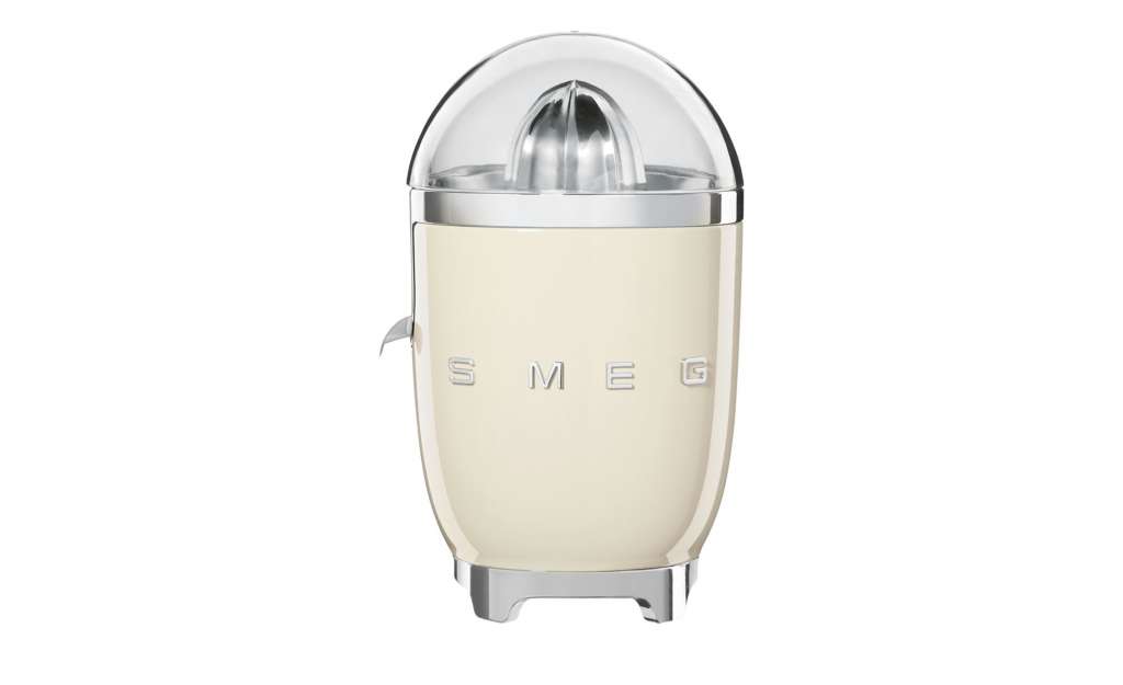 smeg Zitruspresse  CJF01CREU ¦ creme ¦ Kunststoff, Metall-lackiert, Edelstahl ¦ Maße (cm): B: 16,6 H: 28,1 T: 16,6 Elektrokleingeräte > Mixen, Zerkleinern & Entsaften - Höffner
