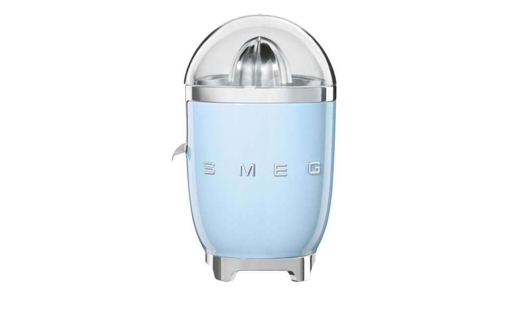 smeg Zitruspresse  CJF01PBEU ¦ blau ¦ Kunststoff, Metall-lackiert, Edelstahl ¦ Maße (cm): B: 16,6 H: 28,1 T: 16,6 Elektrokleingeräte > Mixen, Zerkleinern & Entsaften - Höffner