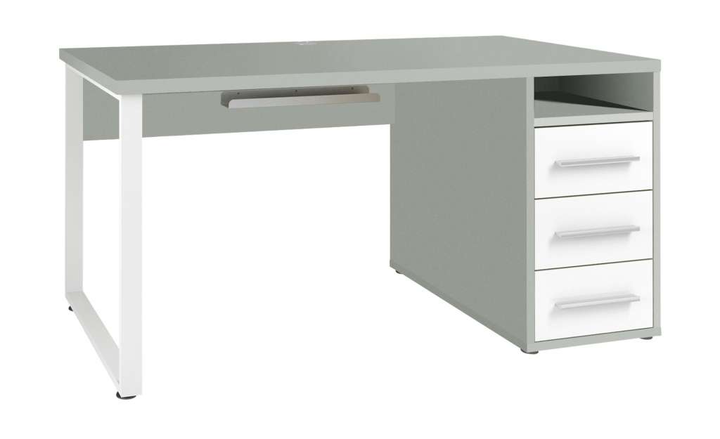 Schreibtisch  Sieg ¦ grau ¦ Maße (cm): B: 150 H: 75 T: 70 Tische > Schreibtische - Höffner