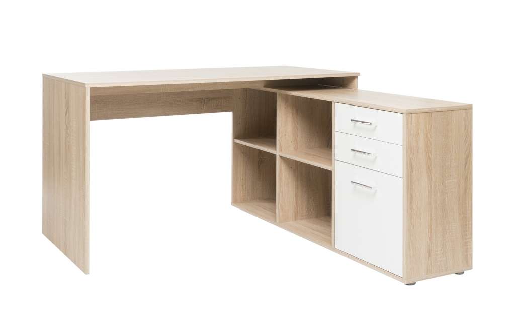 Winkelschreibtisch  Effra ¦ holzfarben ¦ Maße (cm): B: 136 H: 75 T: 138 Tische > Schreibtische - Höffner