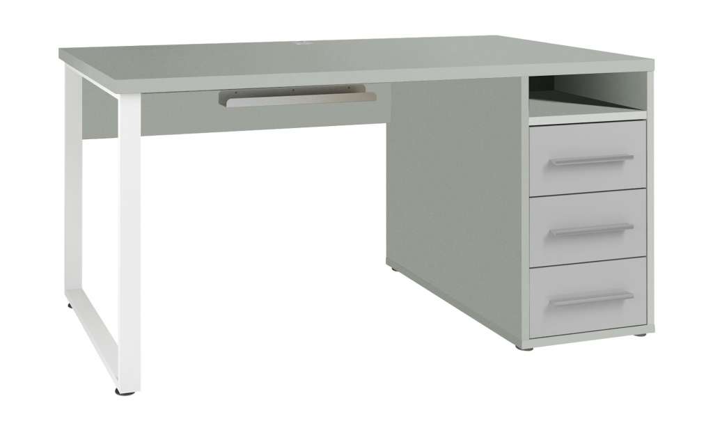 Schreibtisch  Sieg ¦ grau ¦ Maße (cm): B: 150 H: 75 T: 70 Tische > Schreibtische - Höffner