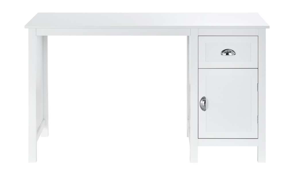 Schreibtisch  Mosi ¦ weiß ¦ Maße (cm): B: 130 H: 75 T: 60 Tische > Schreibtische - Höffner