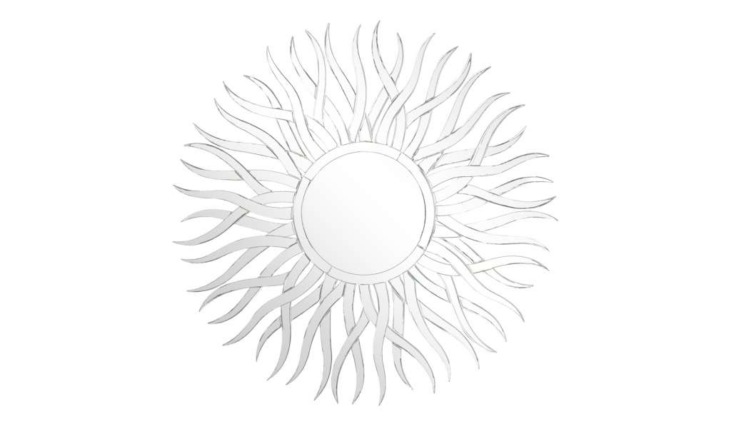 Wandspiegel  Tabea ¦ transparent/klar ¦ Maße (cm): T: 2,2 Ø: [120.0] Dekoration > Spiegel - Höffner