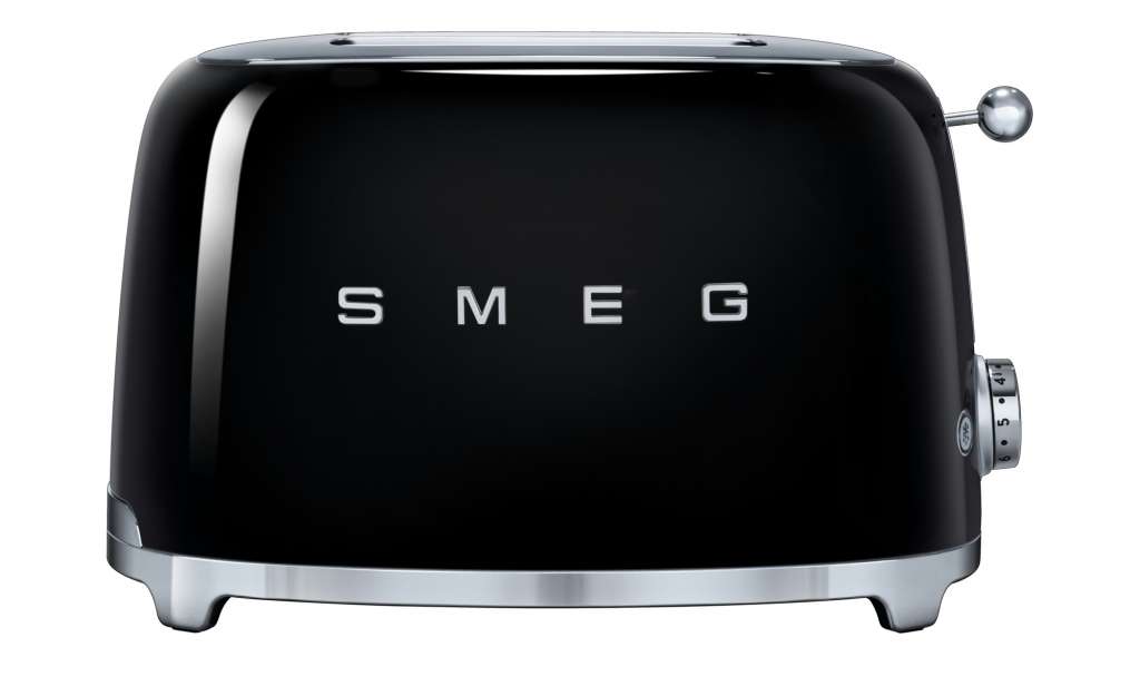 smeg Toaster  TSF01BLEU ¦ schwarz ¦ Edelstahl ¦ Maße (cm): B: 31 H: 19,8 T: 19,5 Elektrokleingeräte > Toaster - Höffner