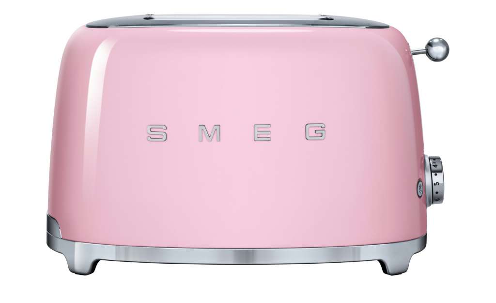 smeg Toaster  TSF01PKEU ¦ rosa/pink ¦ Edelstahl ¦ Maße (cm): B: 31 H: 19,8 T: 19,5 Elektrokleingeräte > Toaster - Höffner