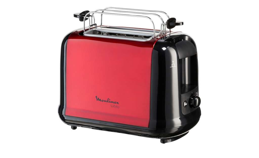 Moulinex Toaster  LT 261D ¦ rot ¦ Maße (cm): B: 17,3 H: 20 T: 32,5 Elektrokleingeräte > Toaster - Höffner