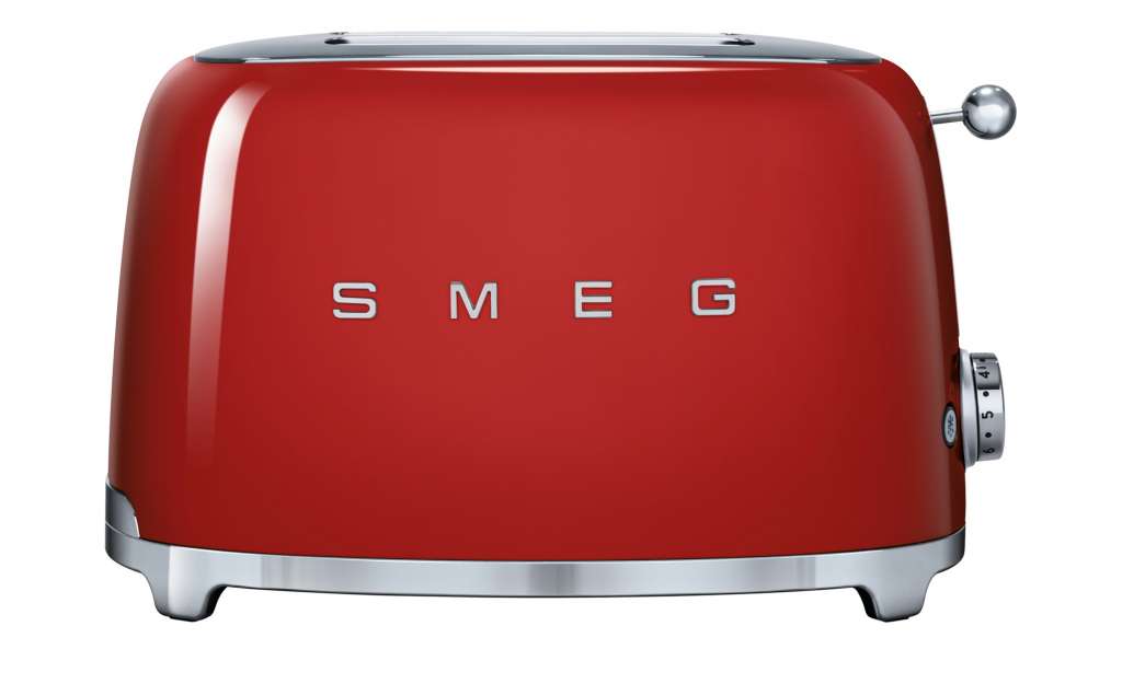 smeg Toaster  TSF01RDEU ¦ rot ¦ Edelstahl ¦ Maße (cm): B: 31 H: 19,8 T: 19,5 Elektrokleingeräte > Toaster - Höffner