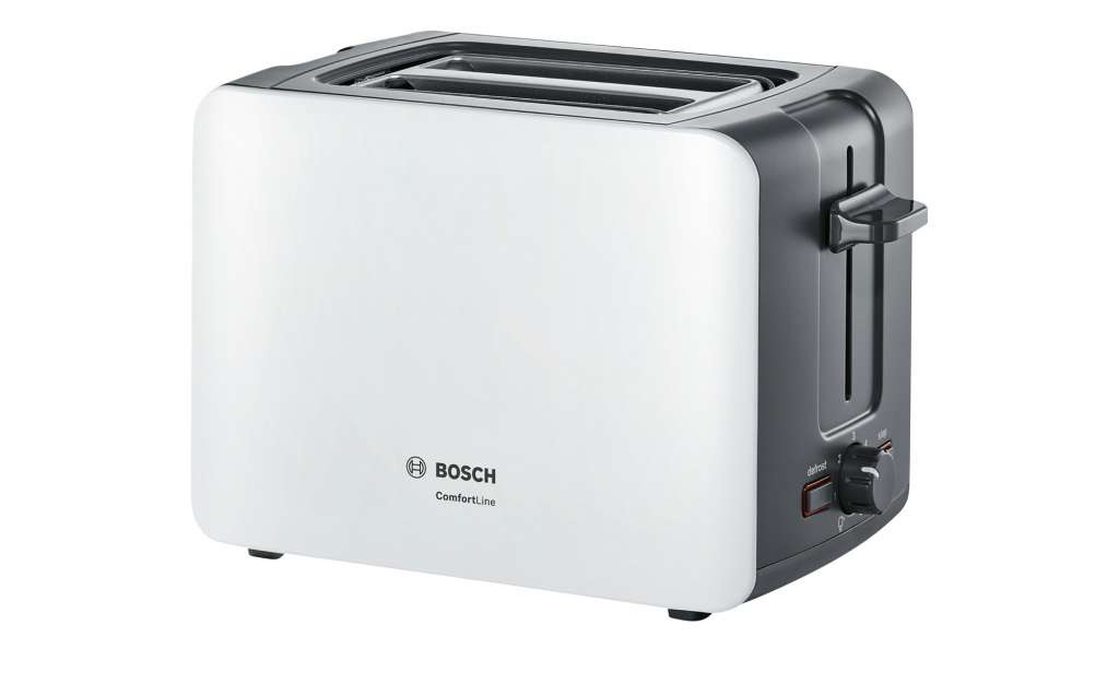 BOSCH Toaster  TAT 6A111 ¦ weiß ¦ Metall, Kunststoff ¦ Maße (cm): B: 30,7 H: 18,8 T: 17 Elektrokleingeräte > Toaster - Höffner