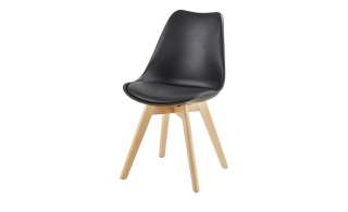 Stuhl  Charly ¦ schwarz ¦ Maße (cm): B: 47 H: 82 T: 53 Stühle > Polsterstühle - Höffner