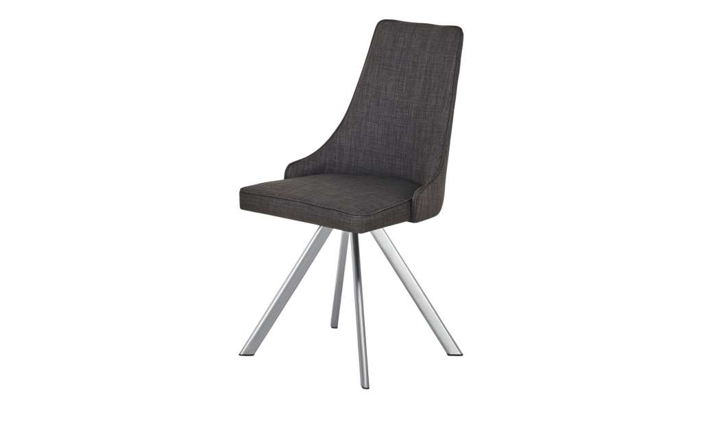 Stuhl  Riana ¦ grau ¦ Maße (cm): B: 48 H: 90 T: 58 Stühle > Polsterstühle - Höffner