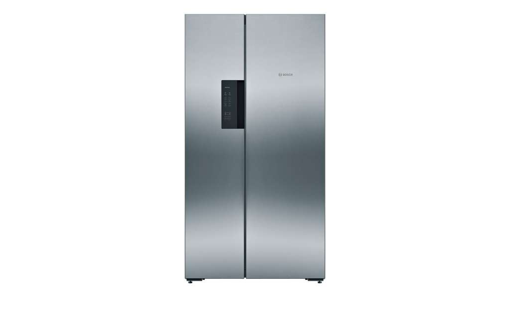 BOSCH Side by Side  KAN 92VI35 ¦ silber ¦ Kunststoff, Edelstahl, Metall-lackiert ¦ Maße (cm): B: 91,2 H: 175,6 T: 73,2 Elektrogeräte > Kühl-Gefrierkombinationen - Höffner