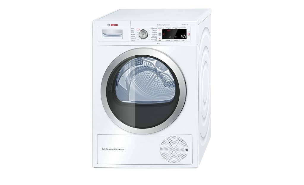 BOSCH Wärmepumpentrockner  WTW 875W0 ¦ weiß ¦ Glas , Edelstahl, Metall-lackiert ¦ Maße (cm): B: 59,8 H: 84,2 T: 59,9 Elektrogeräte > Trockner - Höffner