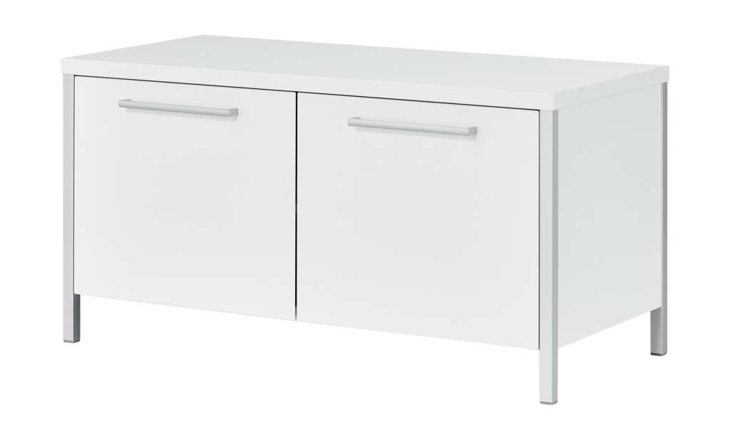 Garderobenbank  Lamar ¦ weiß ¦ Maße (cm): B: 85 H: 45 T: 41 Garderoben & Kleiderstangen > Garderobenbänke & Schuhbänke - Höffner