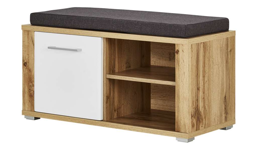 uno Garderobenbank  Yambio ¦ holzfarben ¦ Maße (cm): B: 85 H: 48 T: 38 Garderoben & Kleiderstangen > Garderobenbänke & Schuhbänke - Höffner