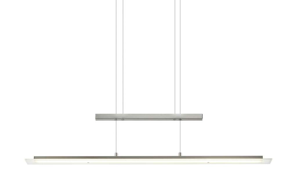 KHG LED-Pendelleuchte, 1-flammig ¦ silber ¦ Maße (cm): B: 88 H: 150 Lampen & Leuchten > LED-Leuchten > LED-Pendelleuchten - Höffner