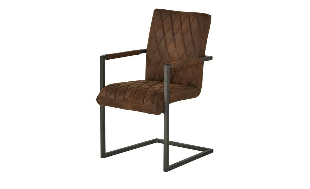 Schwingstuhl  Thomas ¦ braun ¦ Maße (cm): B: 53 H: 91 T: 62 Stühle > Freischwinger - Höffner