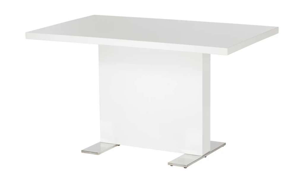Esstisch   Gilbertini ¦ weiß ¦ Maße (cm): B: 80 H: 75 Tische > Esstische > Esstische eckig - Höffner