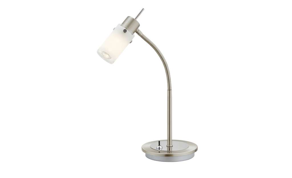 Paul Neuhaus LED- Tischleuchte, 1- flammig, Schwanenhals ¦ silber ¦ Maße (cm): H: 35 Lampen & Leuchten > Innenleuchten > Tischlampen - Höffner
