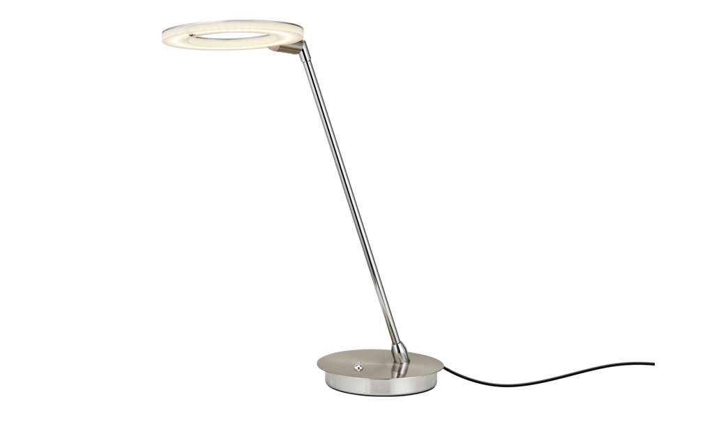 LED-Tischleuchte, nickelmatt ¦ silber ¦ Maße (cm): H: 45 T: 40 Lampen & Leuchten > Innenleuchten > Tischlampen - Höffner