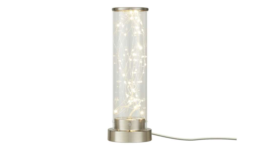 LED-Tischleuchte mit Lichterkette ¦ silber ¦ Maße (cm): H: 30 Lampen & Leuchten > Innenleuchten > Tischlampen - Höffner
