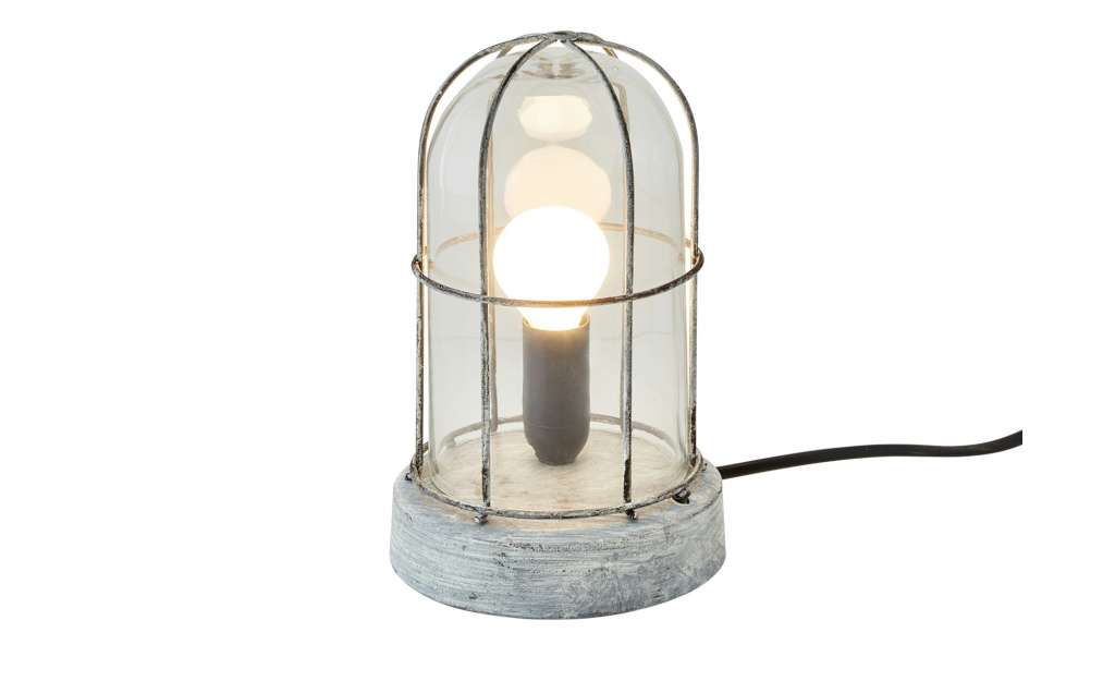 Trio Tischleuchte ¦ grau ¦ Maße (cm): H: 22 Ø: [12.5] Lampen & Leuchten > Innenleuchten > Tischlampen - Höffner