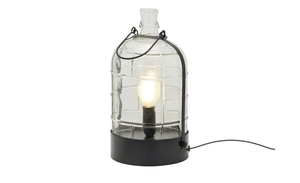 Trio Tischleuchte im Flaschendesign ¦ schwarz ¦ Maße (cm): H: 28 Ø: [14.5] Lampen & Leuchten > Innenleuchten > Tischlampen - Höffner