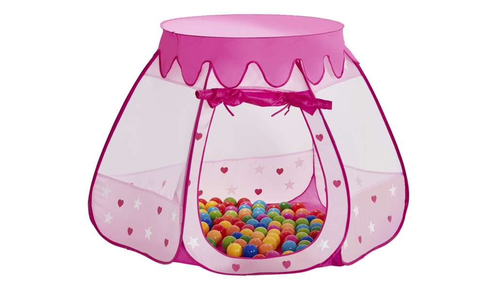 Spielzelt  Prinzessinnen Palast ¦ rosa/pink ¦ Polyester ¦ Maße (cm): H: 90 Ø: [100.0] Baby > Spielen > Spielzelte - Höffner