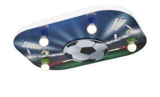 Deckenleuchte mit Stadion-Motiv ¦ blau ¦ Maße (cm): B: 50 T: 8 Lampen & Leuchten > Innenleuchten > Kinderlampen - Höffner