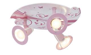Deckenleuchte, 3-flammig, rosa ¦ rosa/pink ¦ Maße (cm): H: 20 Ø: [30.0] Lampen & Leuchten > Innenleuchten > Kinderlampen - Höffner
