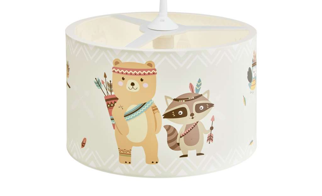 Pendelleuchte, Little Indians ¦ mehrfarbig ¦ Maße (cm): H: 25 Ø: [40.0] Lampen & Leuchten > Innenleuchten > Kinderlampen - Höffner