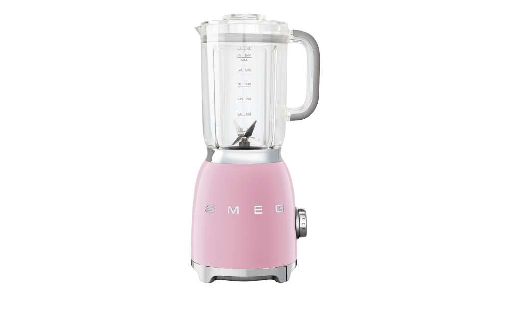 smeg Standmixer  BLF01PKEU ¦ rosa/pink ¦ Edelstahl, Kunststoff ¦ Maße (cm): B: 19,7 H: 39,7 T: 16,3 Elektrokleingeräte > Mixen, Zerkleinern & Entsaften - Höffner