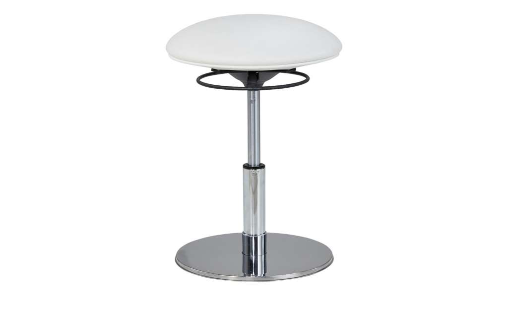 Sitzhocker höhenverstellbar Metall Sitness Creative 200 ¦ weiß Stühle > Bürostühle > Drehstühle - Höffner