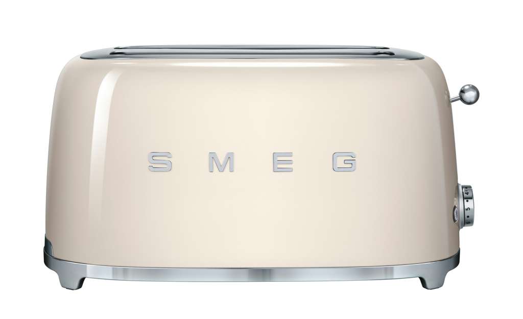 smeg 4-Scheiben-Toaster  TSF02CREU ¦ creme ¦ Edelstahl ¦ Maße (cm): B: 39,4 H: 21,5 T: 20,8 Elektrokleingeräte > Toaster - Höffner