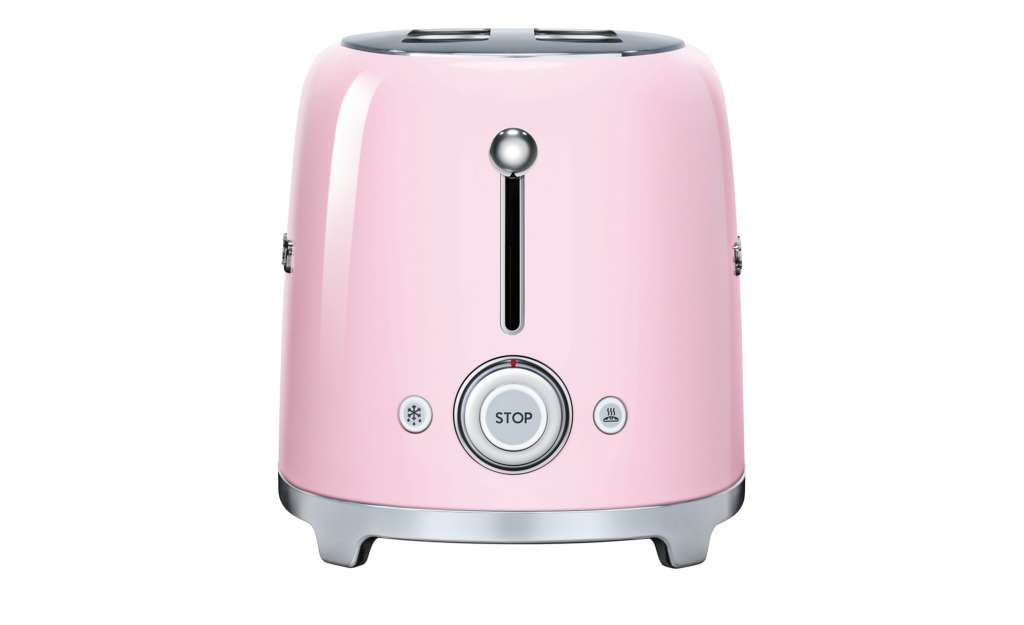 smeg 4-Scheiben-Toaster  TSF02PKEU ¦ rosa/pink ¦ Edelstahl ¦ Maße (cm): B: 39,4 H: 21,5 T: 20,8 Elektrokleingeräte > Toaster - Höffner