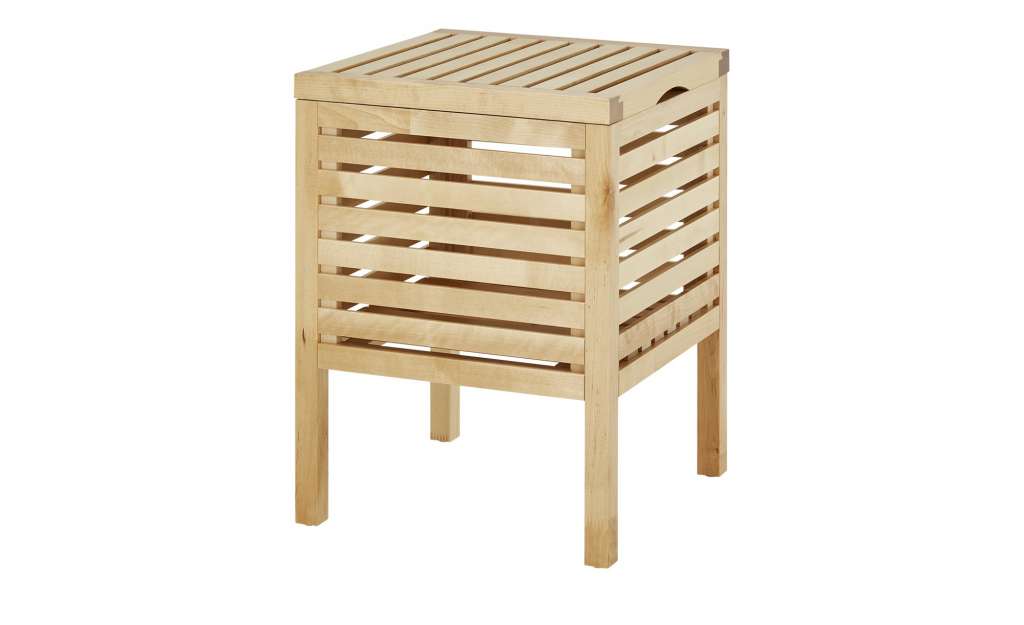 Hocker mit Stauraum  Oria ¦ holzfarben ¦ Maße (cm): B: 37 H: 50 T: 37 Polstermöbel > Hocker - Höffner