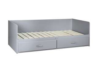 Tagesbett 90x200 Miami ¦ grau ¦ Maße (cm): B: 94 H: 70 Kindermöbel > Kinderbetten - Höffner