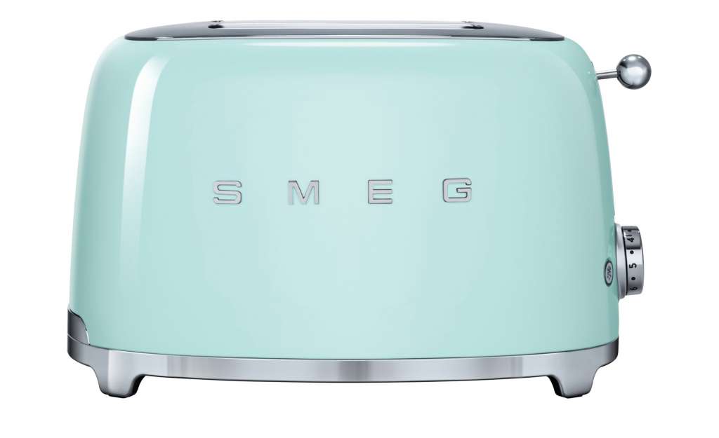 smeg Toaster  TSF01PGEU ¦ grün ¦ Edelstahl ¦ Maße (cm): B: 31 H: 19,8 T: 19,5 Elektrokleingeräte > Toaster - Höffner