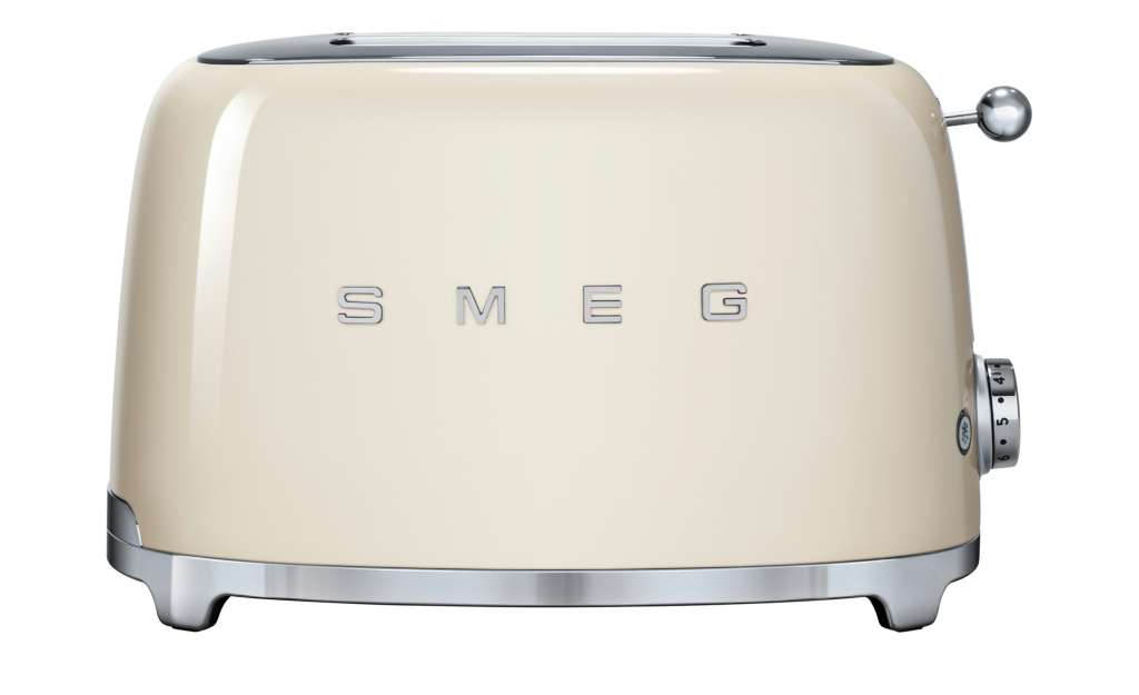 smeg Toaster  TSF01CREU ¦ creme ¦ Edelstahl ¦ Maße (cm): B: 31 H: 19,8 T: 19,5 Elektrokleingeräte > Toaster - Höffner
