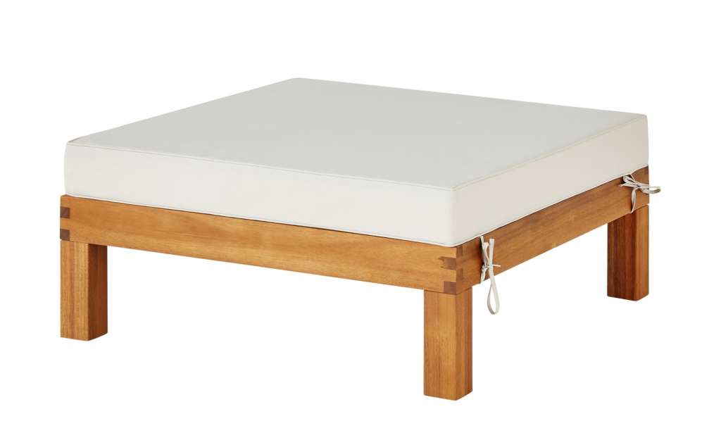 Yorkshire Garten-Hocker  Cape ¦ holzfarben ¦ Akazie ¦ Maße (cm): B: 77 H: 30,5 T: 77 Garten > Garten Lounge-Möbel > Loungehocker - Höffner